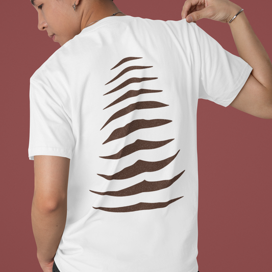 Thylacine Double Sided T-Shirt, Tasmanian Tiger Shirt, Australian Wildlife Tee, Extinct Animal Shirt, Cryptid Graphic T-Shirt