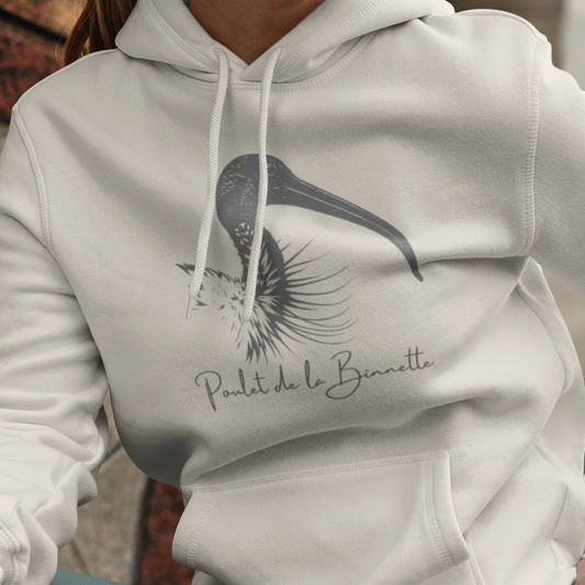 Fancy Ibis Hoodie, Bin Chicken Hoodie, Funny Australian Bird Hoodie, Elegant Ibis Sweatshirt, Aussie Humor Hoodie, White Ibis Hoodie, Bird Lover Gift
