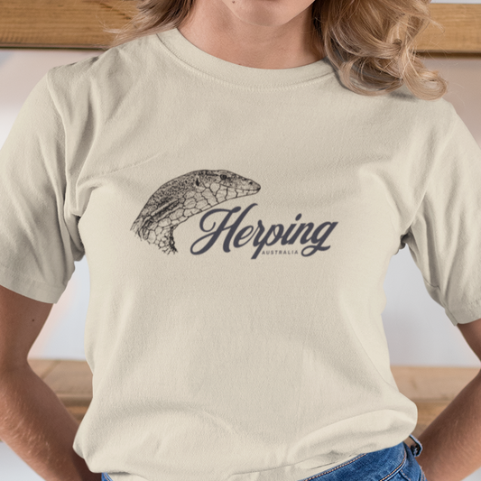 Herping Australia Perentie T-Shirt, Reptile Lover Shirt, Field Herping Tee, Monitor Lizard Gift, Australian Wildlife Graphic Tee