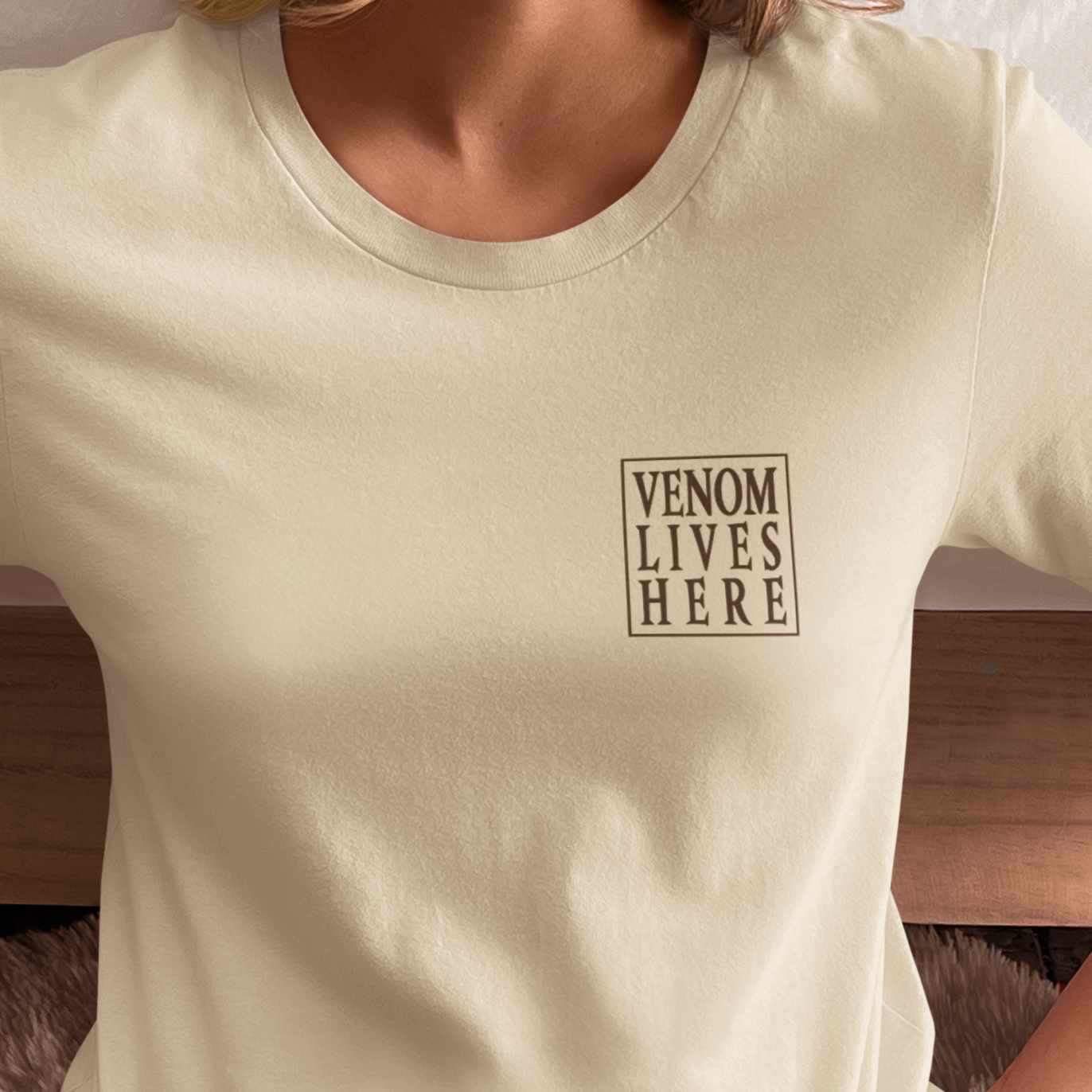 Eastern Tiger Snake T-Shirt, Venom Lives Here Shirt, Double Sided Snake Tee, Australian Reptile Shirt, Snake Lover Gift, Herping Tee