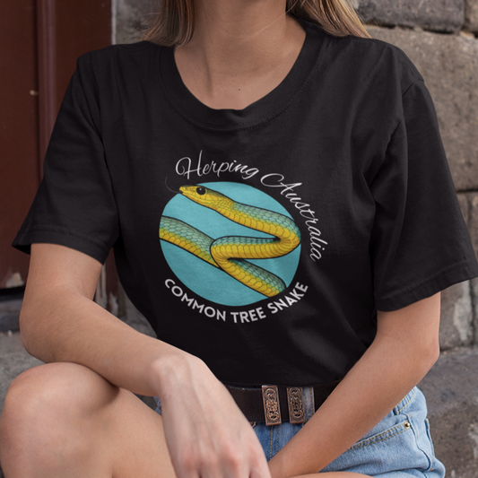 Common Tree Snake T-Shirt, Herping Australia Shirt, Australian Snake Tee, Reptile Lover Gift, Tree Snake Shirt, Wildlife Graphic Tee