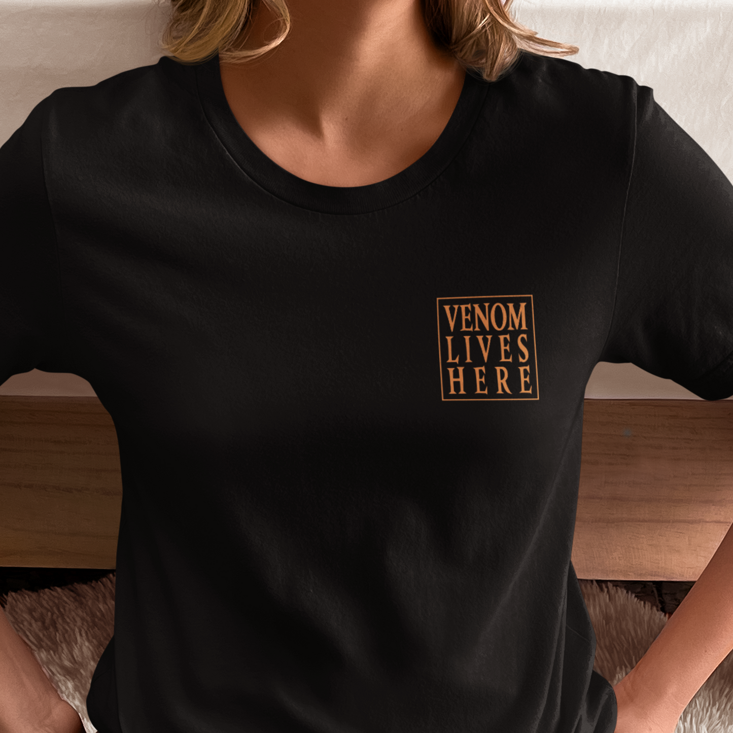 Death Adder T-Shirt, Venom Lives Here Shirt, Double Sided Snake Tee, Australian Reptile Shirt, Snake Lover Gift, Herping Tee