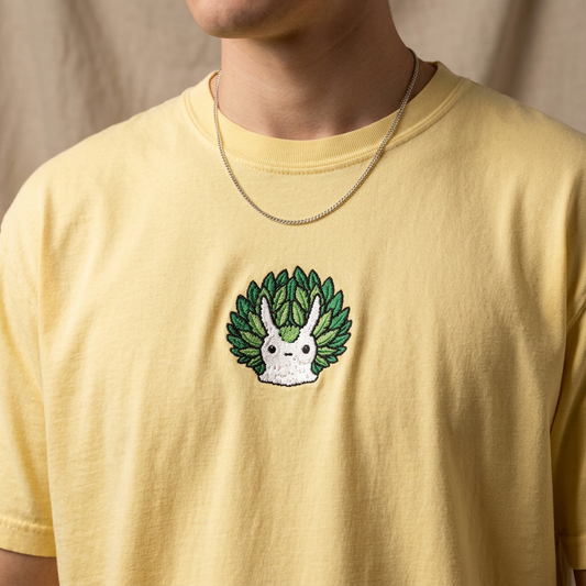Sea Sheep Embroidered Comfort Colors T-Shirt, Cute Sea Slug Shirt, Nudibranch Tee, Ocean Animal Gift, Marine Biology Embroidered Shirt