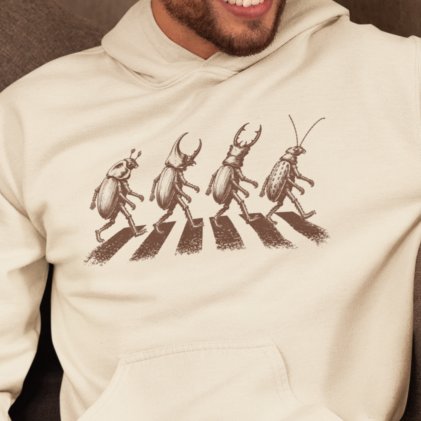 The Beetles Hoodie, Funny Insect Hoodie, Beetle Crossing Hoodie, Bug Lover Gift, Entomology Hoodie, Nature Lover Sweatshirt, Science Hoodie