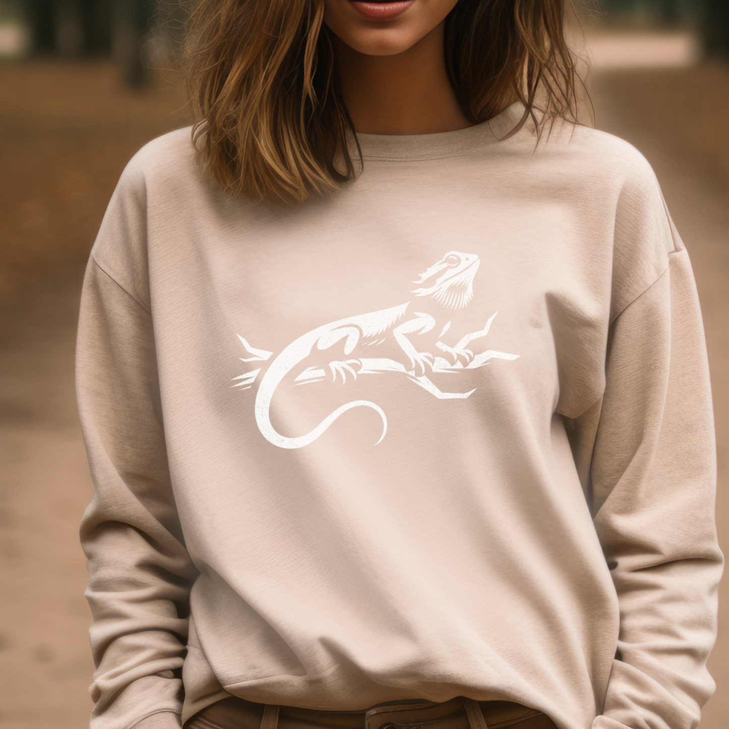 Bearded Dragon Sweatshirt, Reptile Lover Jumper, Lizard Keeper Gift, Herpetology Sweatshirt, Bearded Dragon Owner Sweater