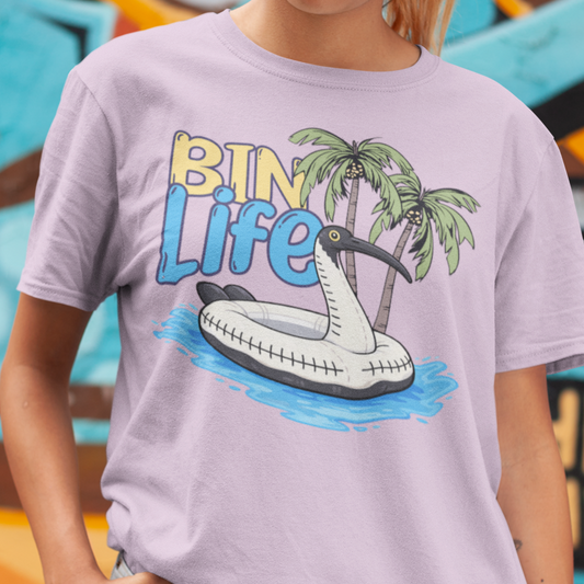 Bin Life Ibis Shirt, Funny Bin Chicken T Shirt, Comfort Colors Summer Tee, Australian Ibis Shirt, Beach Bird Graphic Tee, Aussie Gift