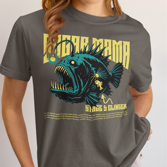 Angler Fish Shirt, Comfort Colors Deep Sea Fish Tee, Marine Biology T Shirt, Ocean Lover Gift, Funny Anglerfish Graphic Tee, Science Shirt