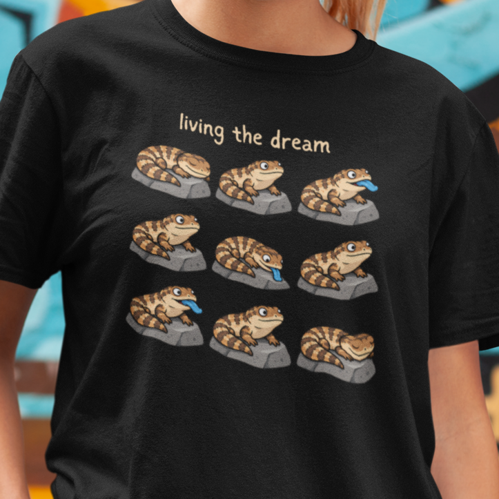 Blue Tongue Lizard T-Shirt, Blue Tongued Skink Shirt, Australian Reptile Tee, Reptile Keeper Gift, Lizard Lover Shirt