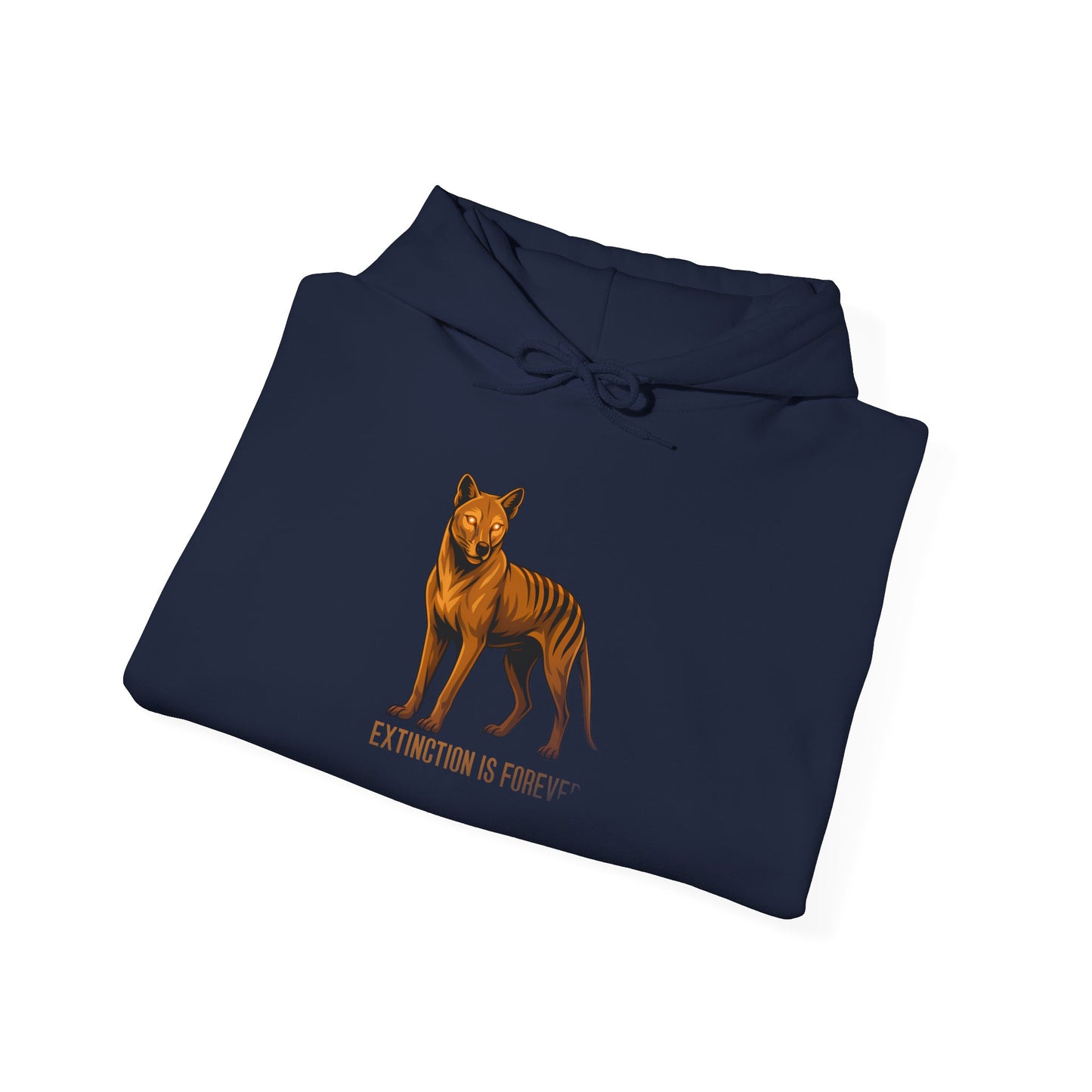 Thylacine Hoodie, Tasmanian Tiger Hoodie, Extinction Is Forever Hoodie, Australian Wildlife Hoodie, Cryptid Hoodie, Aussie Animal Sweatshirt, Conservation Hoodie