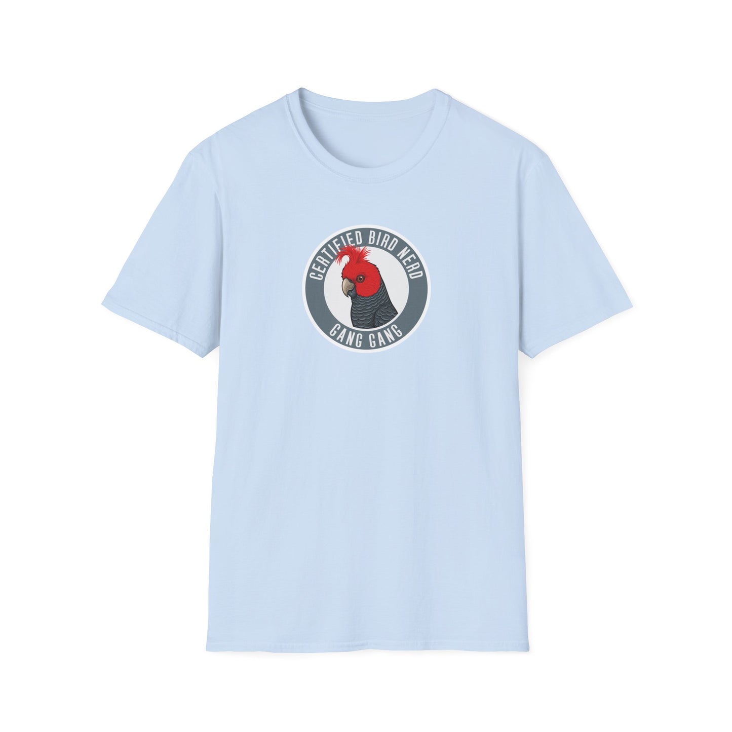Gang Gang Cockatoo T-Shirt, Certified Bird Nerd Shirt, Australian Bird Tee, Birdwatching Gift, Wildlife Lover Tee, Cockatoo Shirt