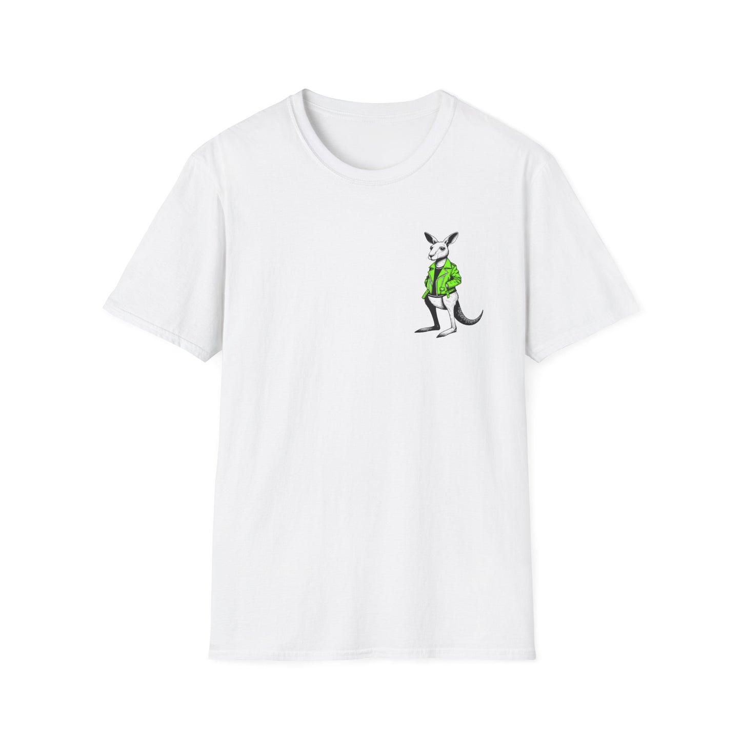 Kangaroo T-Shirt – Cool Kangaroo Wearing a Jacket Funny Australian Wildlife Tee