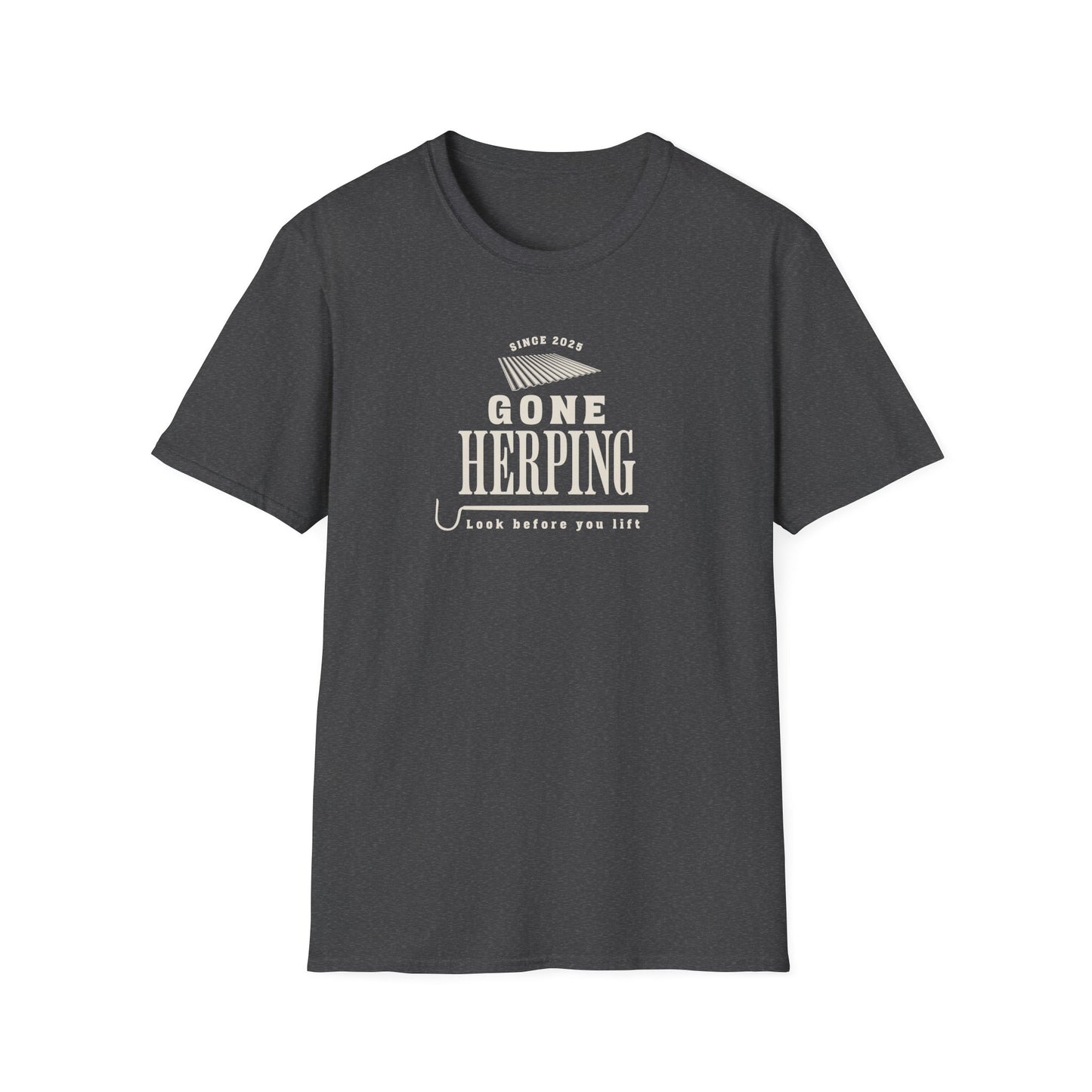 Gone Herping T-Shirt, Look Before You Lift Shirt, Field Herping Tee, Reptile Lover Gift, Snake Lover Shirt, Wildlife Graphic Tee