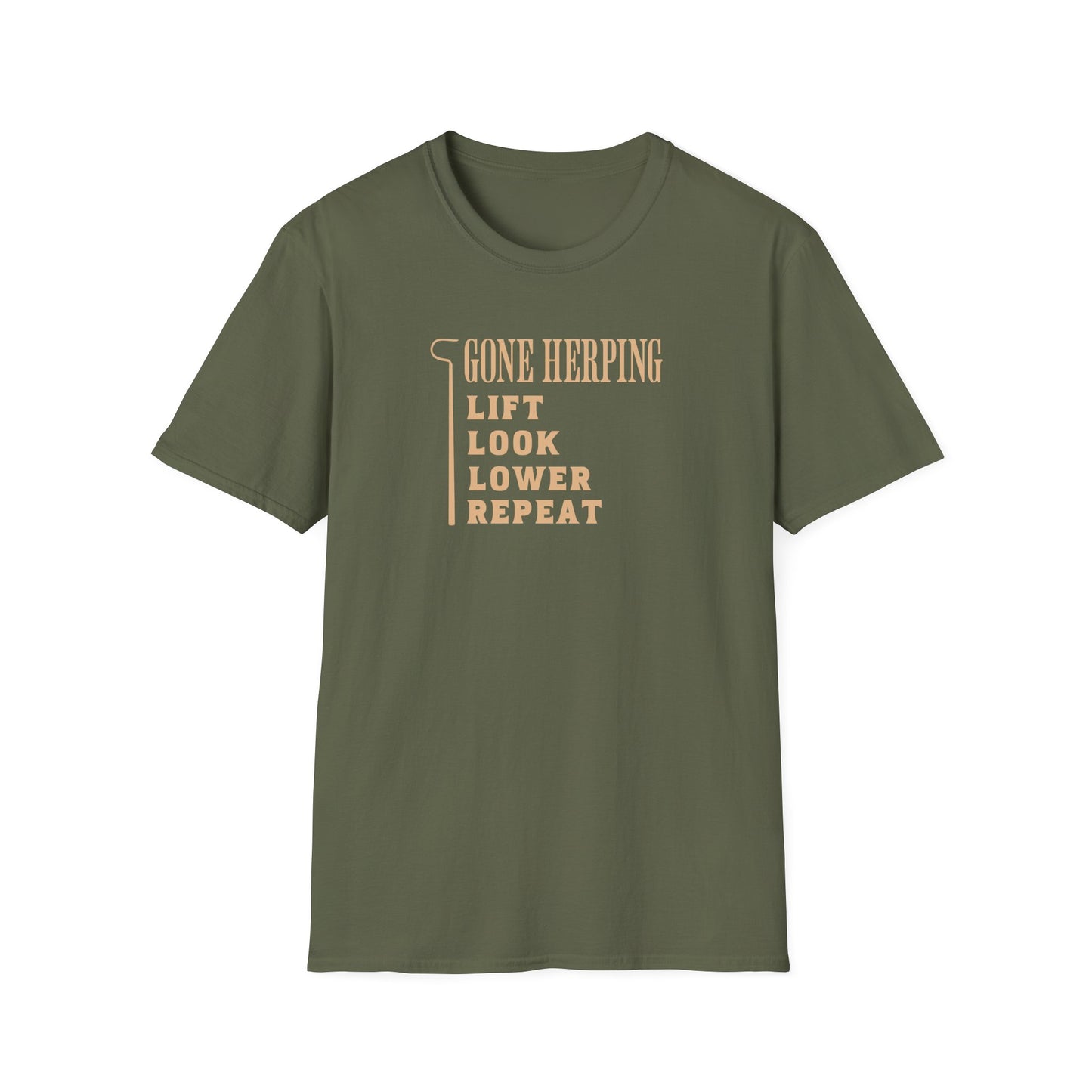 Gone Herping T-Shirt, Lift Look Lower Repeat Shirt, Reptile Lover Tee, Field Herping Gift, Snake Lover Shirt, Wildlife Graphic Tee