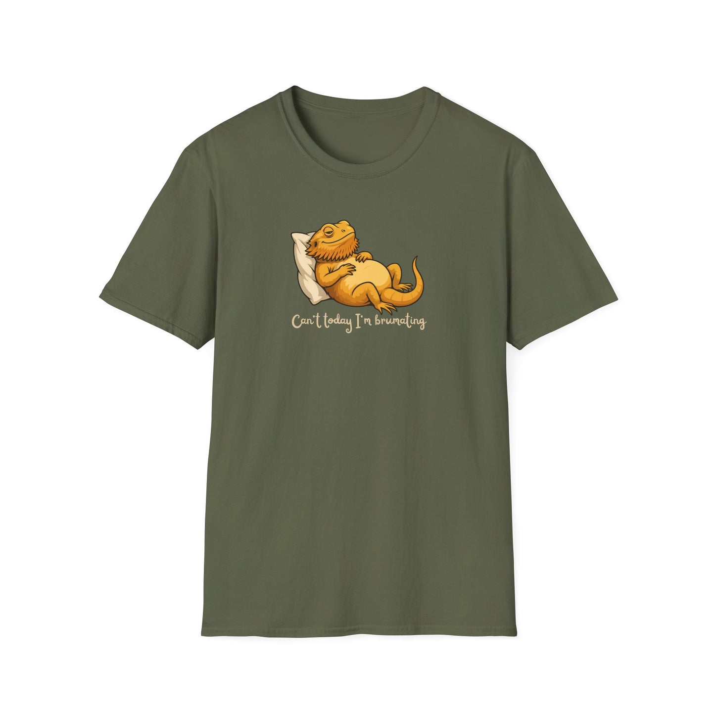 Can’t Today I’m Brumating Bearded Dragon T-Shirt, Funny Beardie Tee, Reptile Lover Shirt, Lazy Lizard Shirt, Herpetology Gift, Bearded Dragon Gift