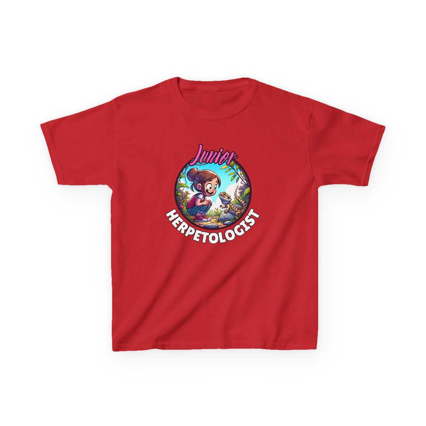 Kids Reptile T-Shirt – Junior Herpetologist Bearded Dragon Tee