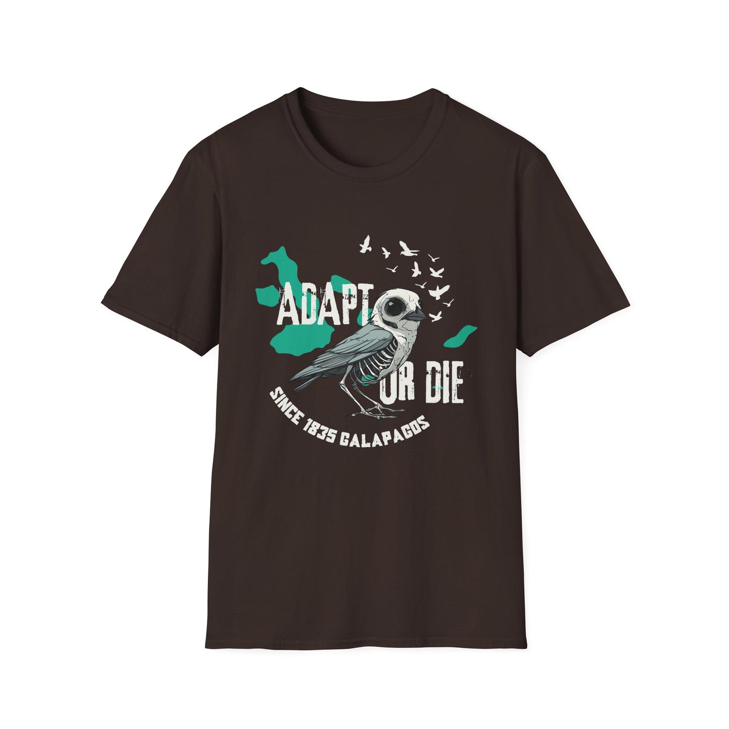 Adapt or Die Biology T-Shirt, Evolution Science Shirt, Galapagos Darwin Tee, Natural Selection Graphic Tee, Biology Teacher Gift Shirt