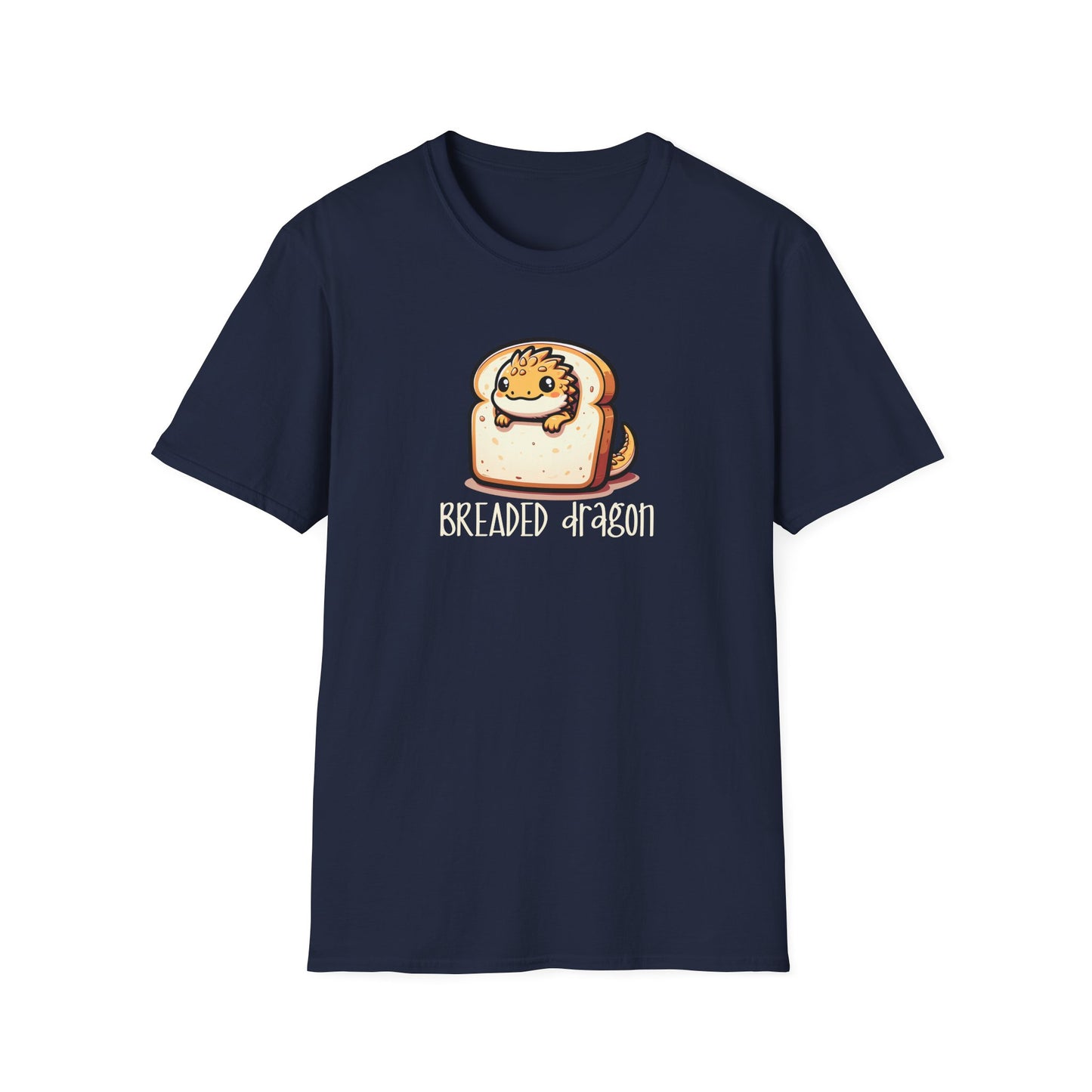 Breaded Dragon T-Shirt, Bearded Dragon Pun Shirt, Cute Reptile Lover Tee, Lizard Gift, Beardie Mom Dad Shirt, Food Pun Graphic Tee