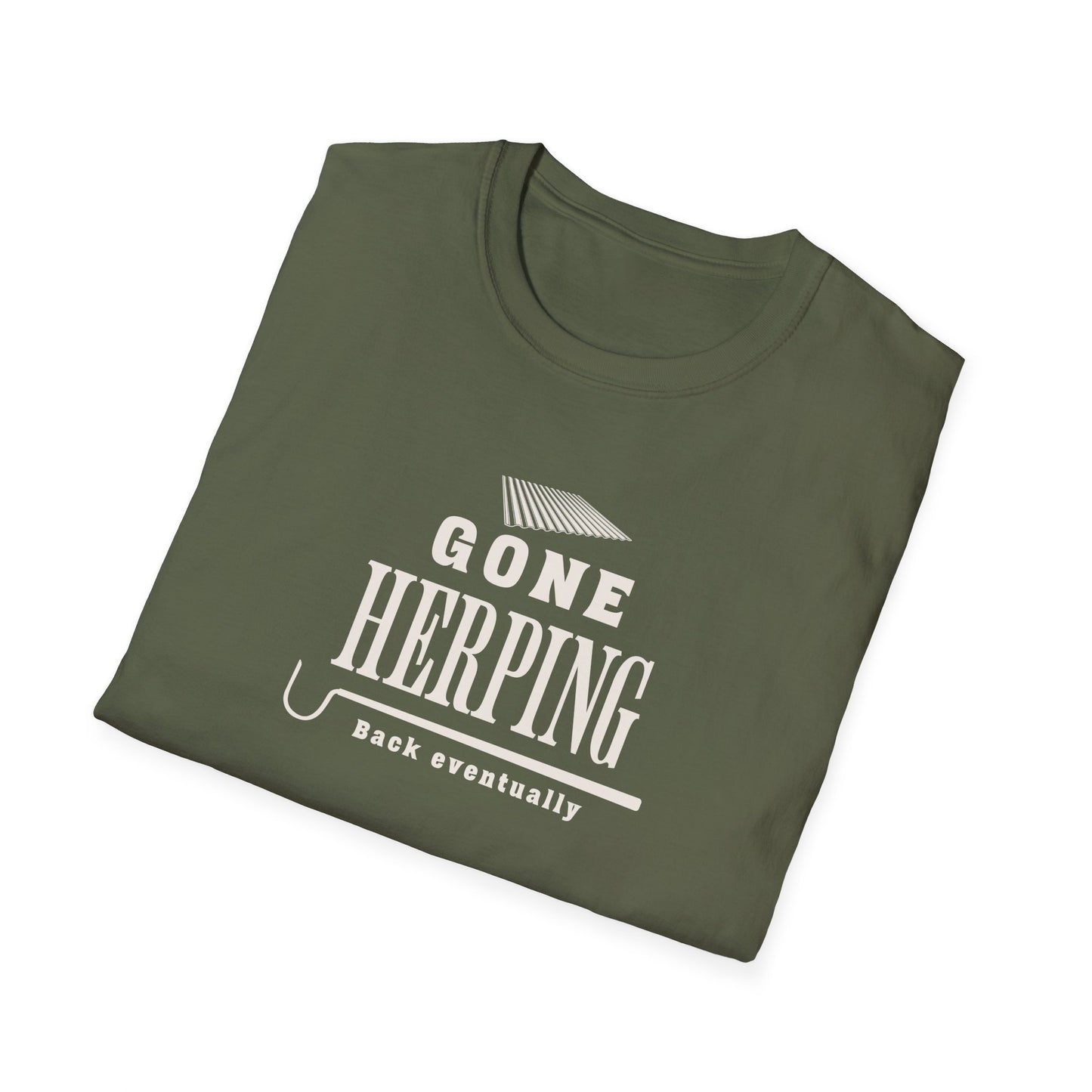 Gone Herping T-Shirt, Back Eventually Shirt, Field Herping Tee, Reptile Lover Gift, Snake Lover Shirt, Wildlife Graphic Tee