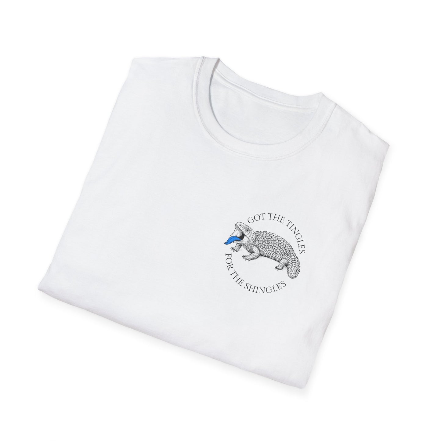 Shingleback Lizard T-Shirt Got the Tingles for the Shingles Funny Reptile Shirt, Blue Tongue Skink Tee, Aussie Lizard Gift