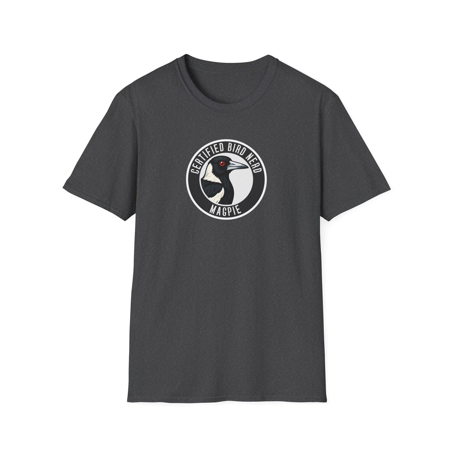 Magpie T-Shirt, Certified Bird Nerd Shirt, Australian Bird Tee, Birdwatching Gift, Wildlife Lover Tee, Aussie Magpie Graphic Tee