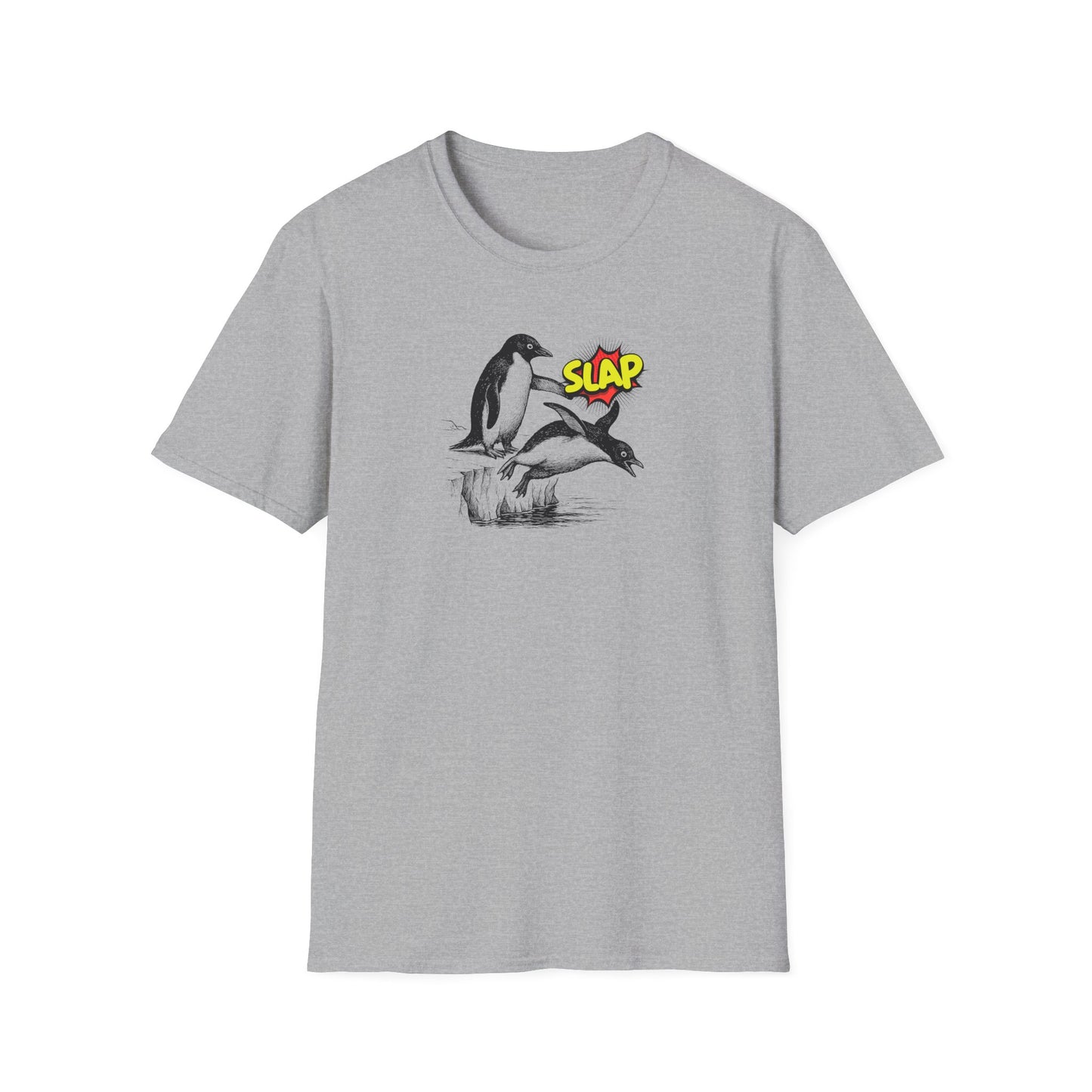 Penguin Slap T-Shirt, Funny Penguin Tee, Chaotic Penguin Shirt, Meme Animal T-Shirt, Funny Wildlife Tee, Penguin Lover Gift, Cute Funny Bird Shirt