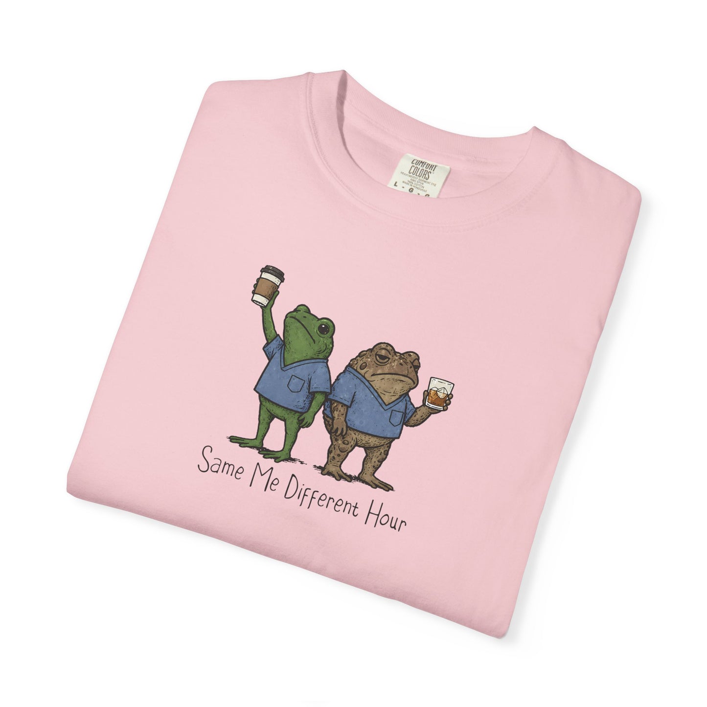 Night Shift Nurse Frog Shirt, Same Me Different Hour Tee, Funny Nurse Shirt, Frog Nurse T Shirt, Comfort Colors Medical Humor Tee