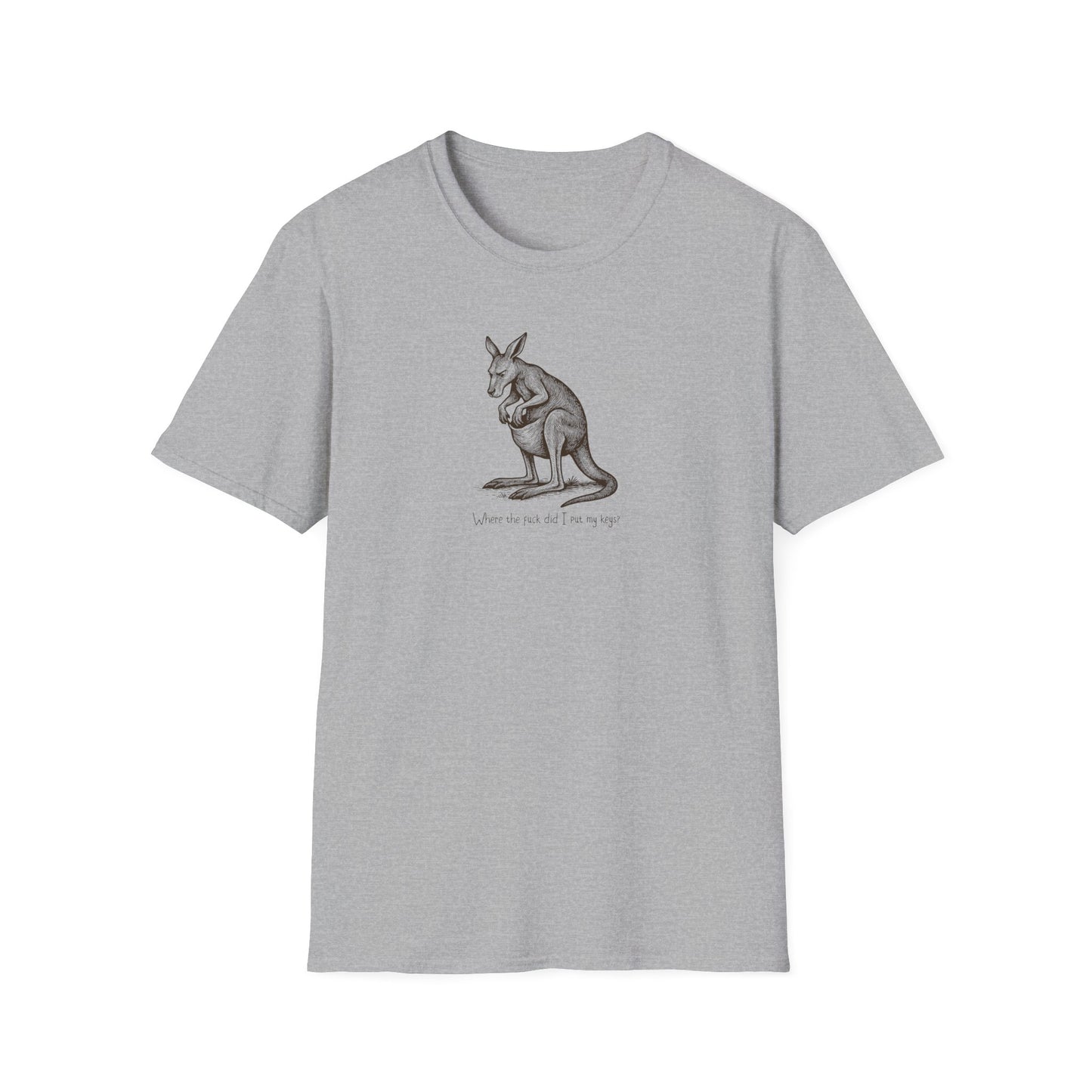 Funny Kangaroo T-Shirt, Australian Kangaroo Tee, Aussie Animal Shirt, Kangaroo Graphic Tee, Australian Wildlife T-Shirt, Casual Humor Tee