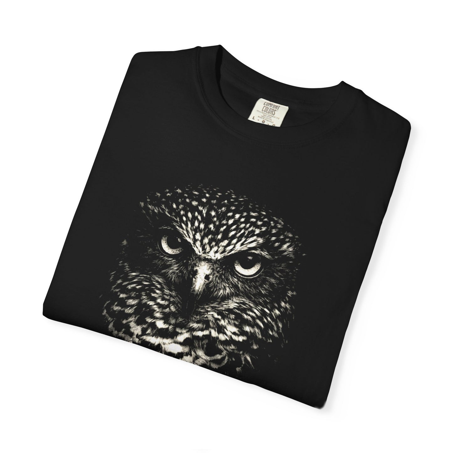 Powerful Owl Shirt, Comfort Colors Owl Tee, Owl Graphic T Shirt, Bird Lover Gift, Owl Lover Shirt, Wildlife Bird Shirt, Nature Graphic Tee
