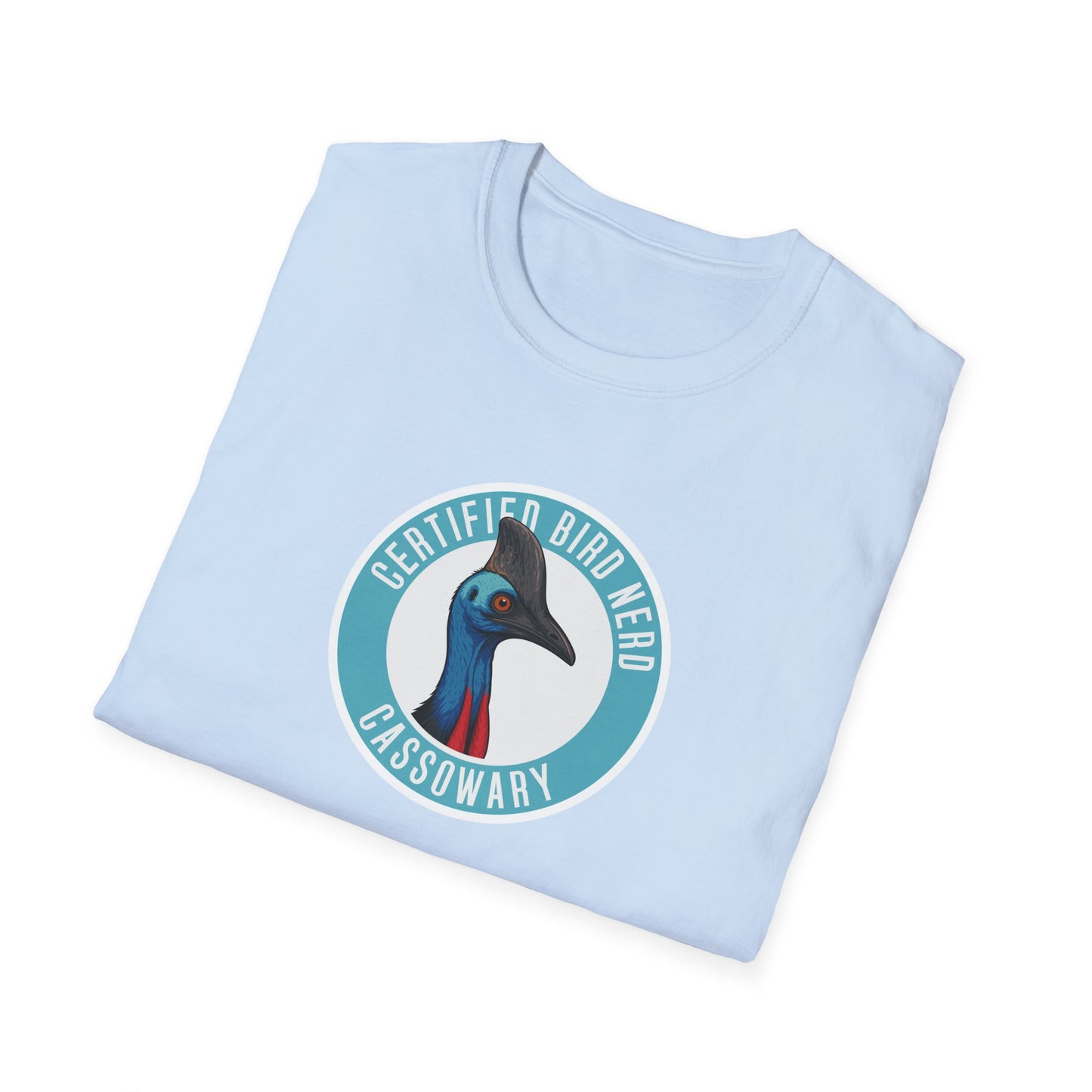 Cassowary T-Shirt, Certified Bird Nerd Shirt, Australian Bird Tee, Wildlife Lover Gift, Birdwatching Shirt, Rainforest Animal Tee