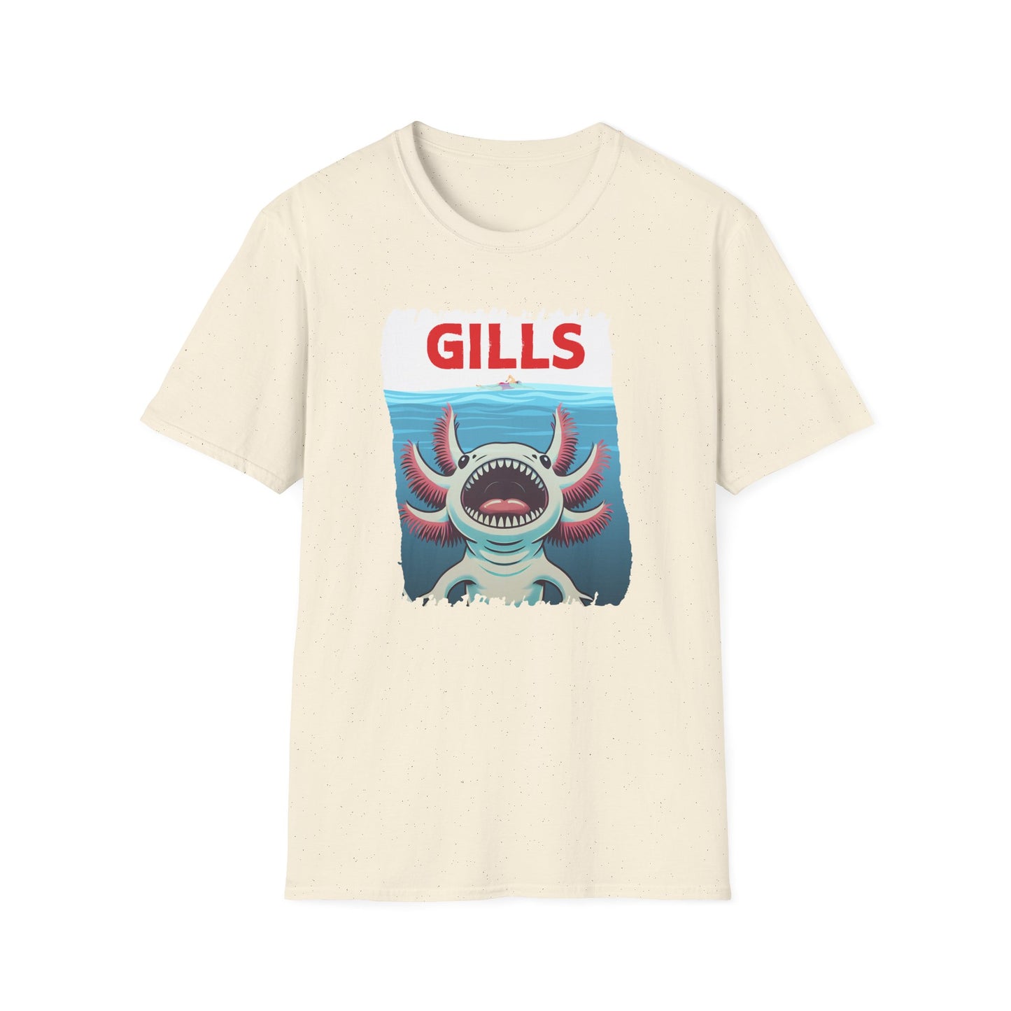 Axolotl Gills T-Shirt, Cute Axolotl Shirt, Amphibian Lover Tee, Aquarium Pet Gift, Kawaii Animal Shirt, Mexican Walking Fish Tee