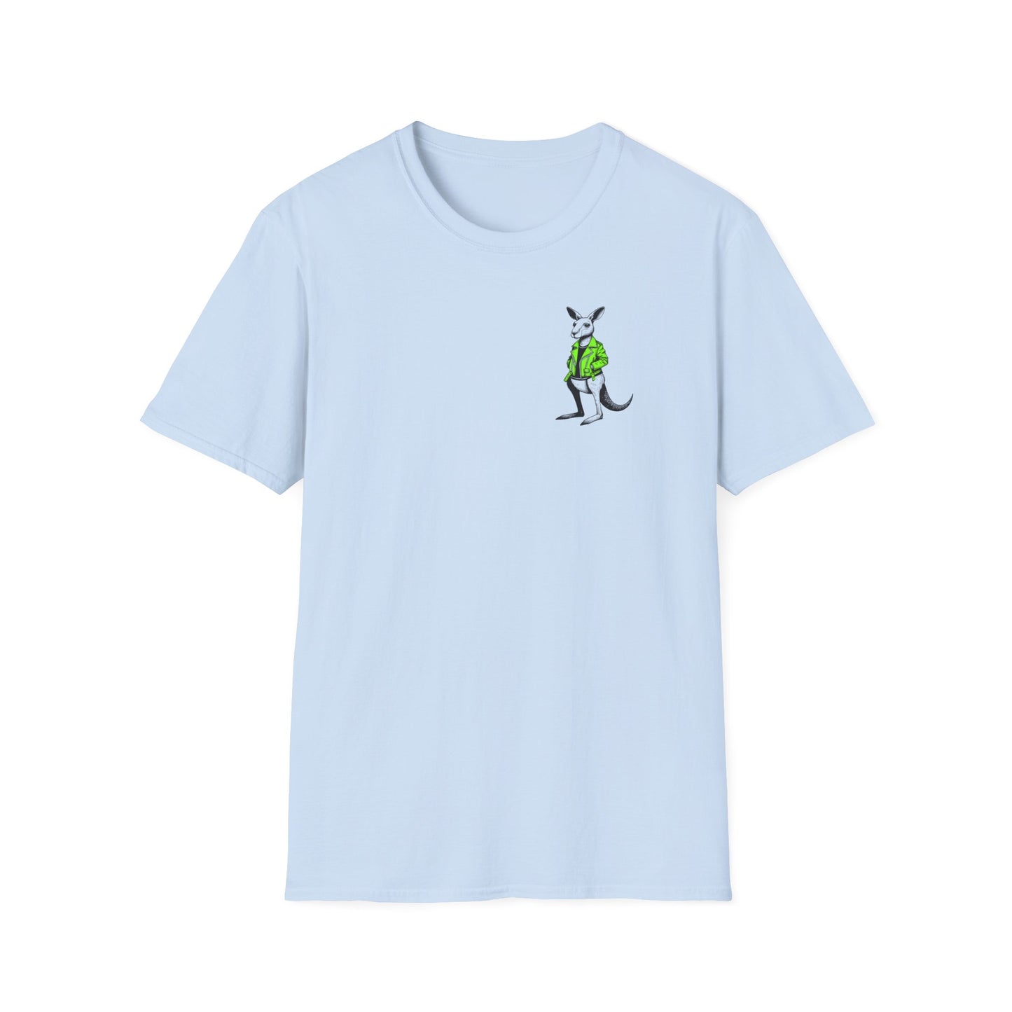 Kangaroo T-Shirt, Aussie Kangaroo Shirt, Minimal Pocket Print Tee, Australian Wildlife Shirt, Funny Roo Gift, Australia Animal Tee