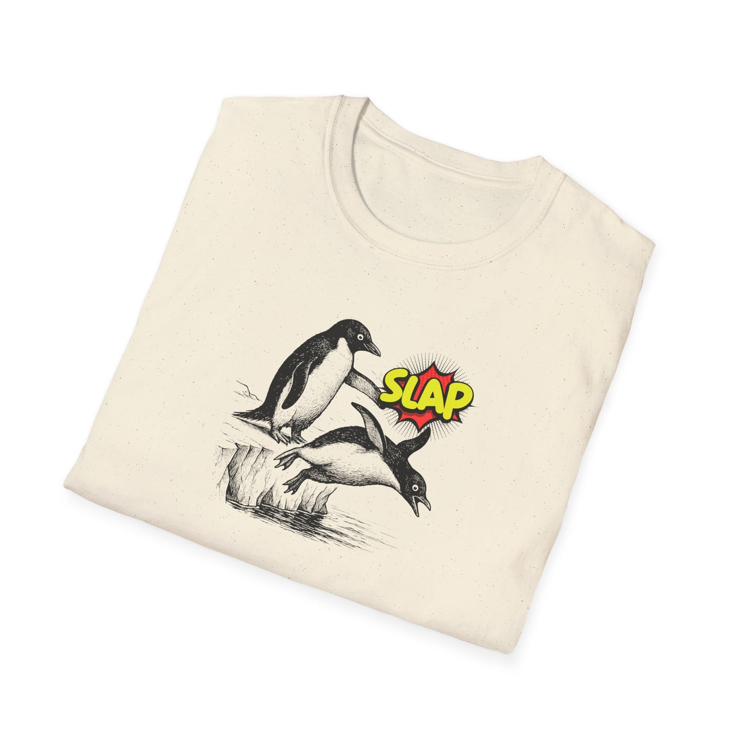 Penguin Slap T-Shirt, Funny Penguin Tee, Chaotic Penguin Shirt, Meme Animal T-Shirt, Funny Wildlife Tee, Penguin Lover Gift, Cute Funny Bird Shirt