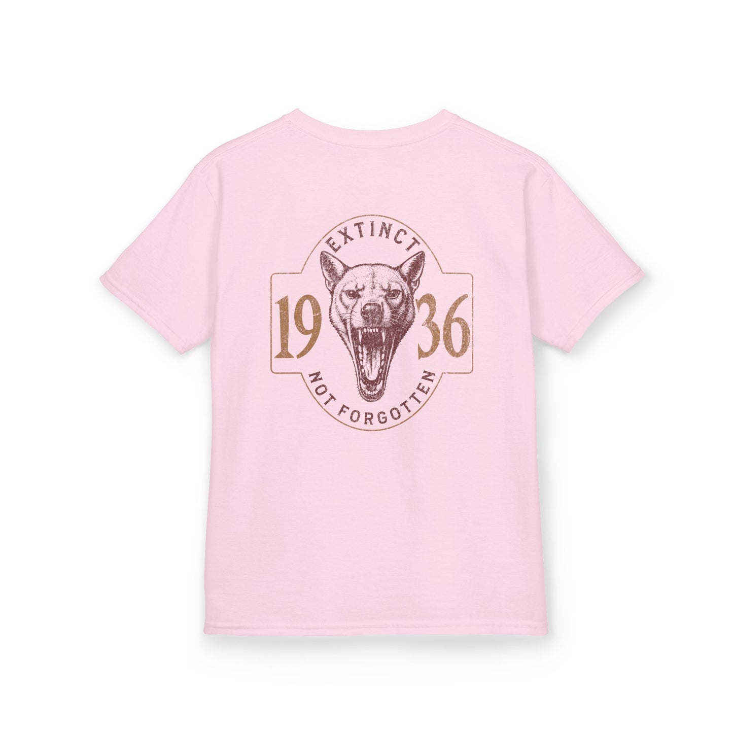 Kids Thylacine T-Shirt | Extinct Not Forgotten Tasmanian Tiger Tee