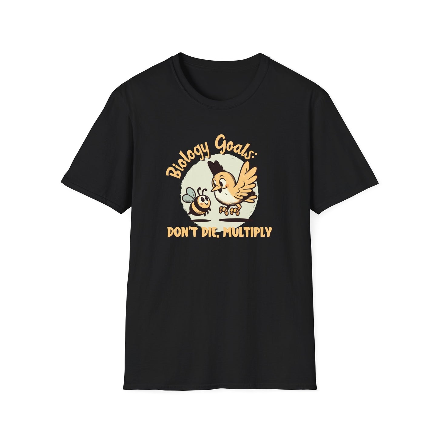 Biology Goals T-Shirt, Don’t Die Multiply Shirt, Biology Teacher Tee, Science Student Gift, Bird And Bee Shirt, Evolution Graphic Tee