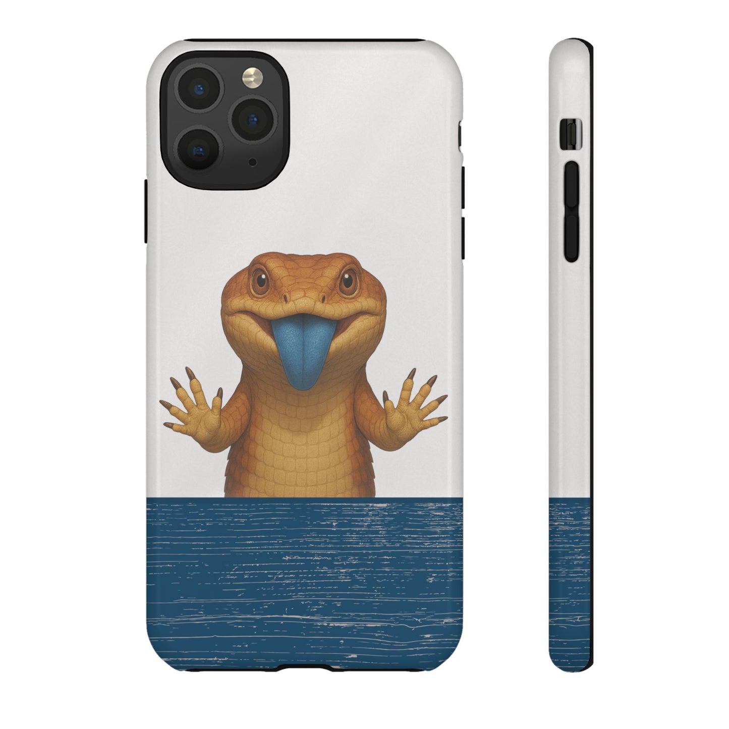 Blue-tongued Lizard iPhone Case – Glass Surfer Australian Wildlife Design
