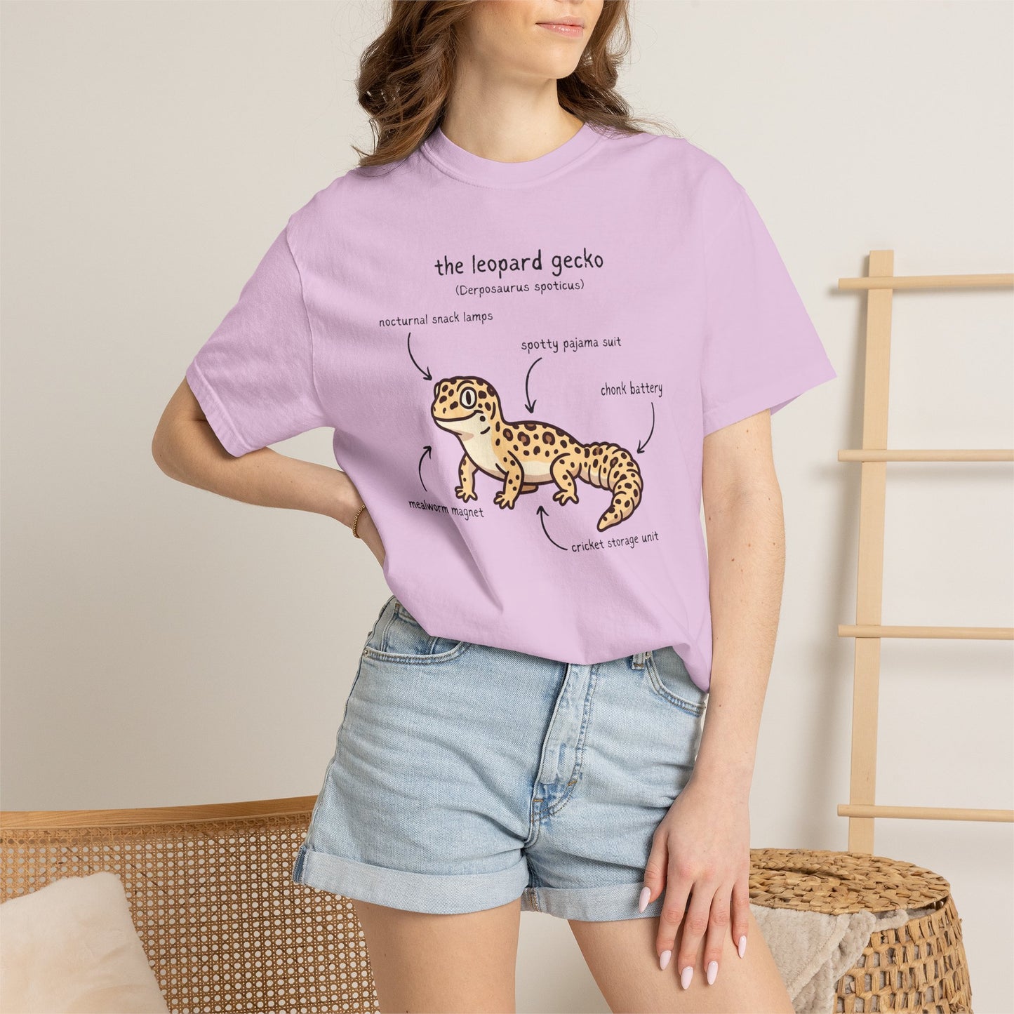 Anatomy of a Leopard Gecko Shirt, Comfort Colors Gecko Tee, Funny Reptile T Shirt, Leopard Gecko Gift, Herpetology Shirt, Lizard Lover Tee