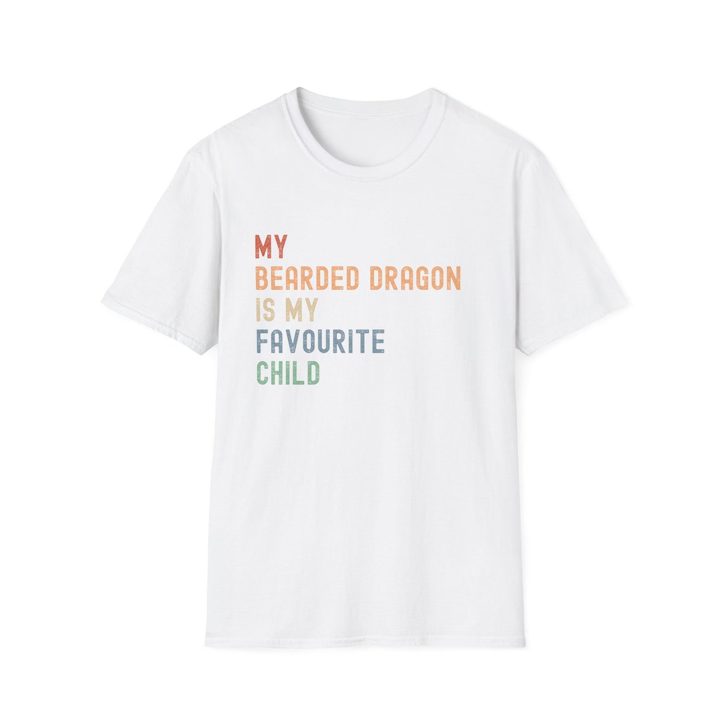 Bearded Dragon T-Shirt – My Bearded Dragon Is My Favourite Child Funny Reptile Tee