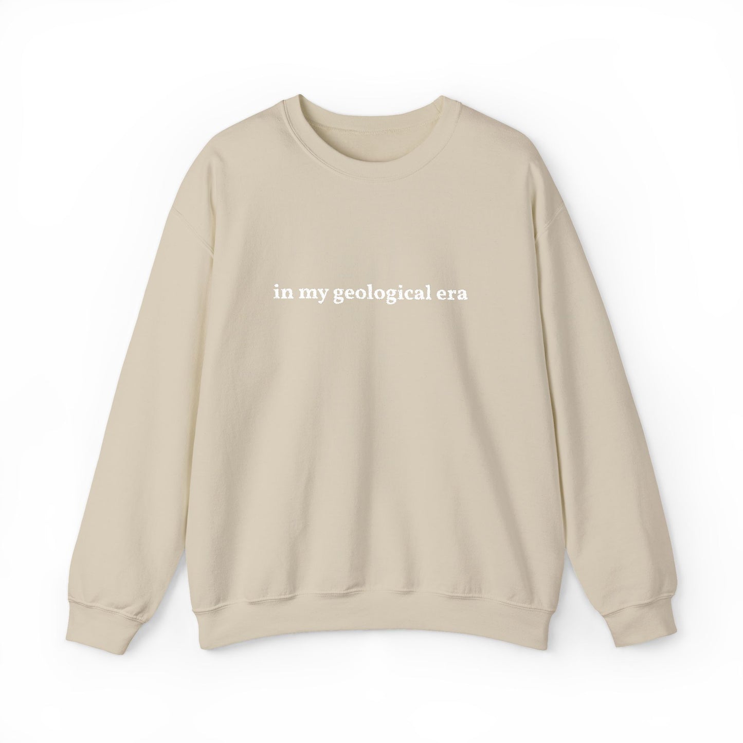 In My Geological Era Embroidered Sweatshirt Geology Gift for Geologist Science Teacher Crewneck Paleontology Earth Science Jumper