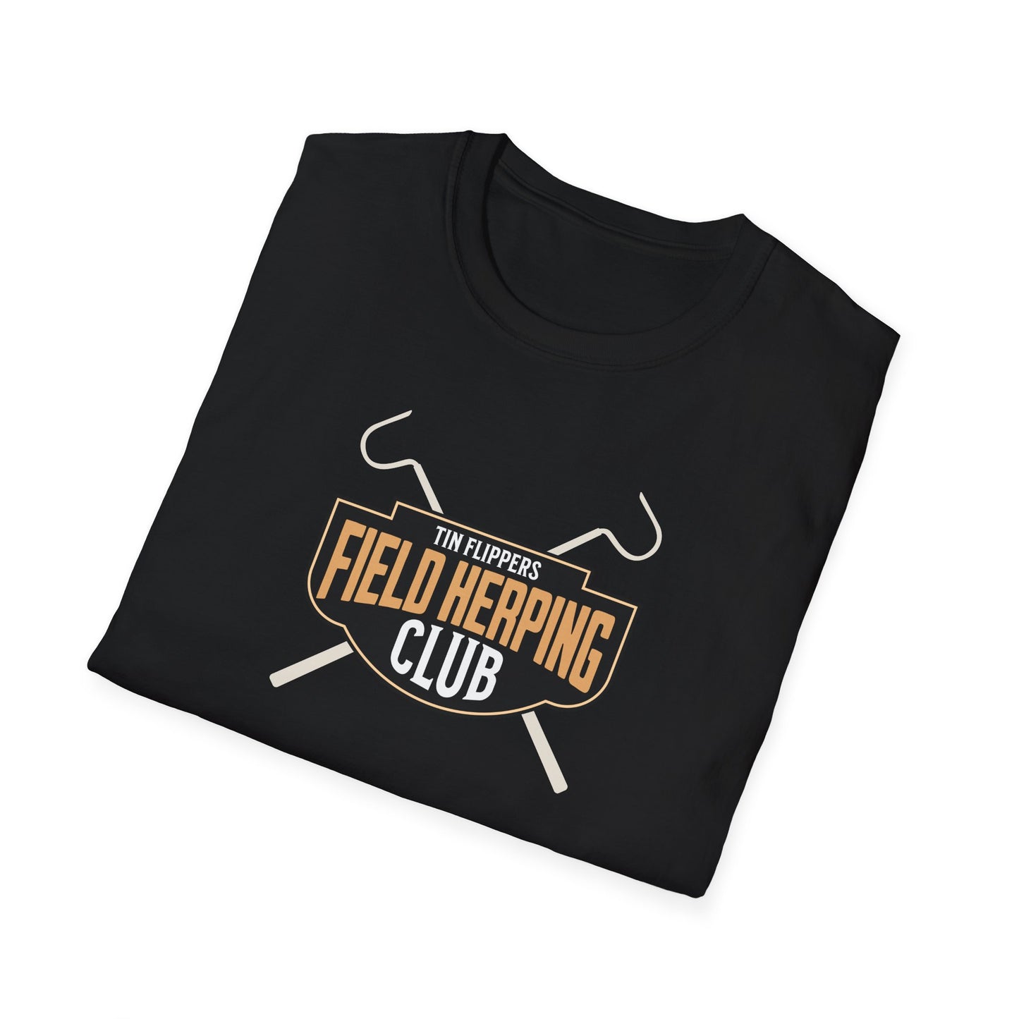Field Herping Club T-Shirt, Tin Flippers Shirt, Reptile Lover Tee, Snake Hook Graphic Shirt, Herper Gift, Wildlife Club Tee