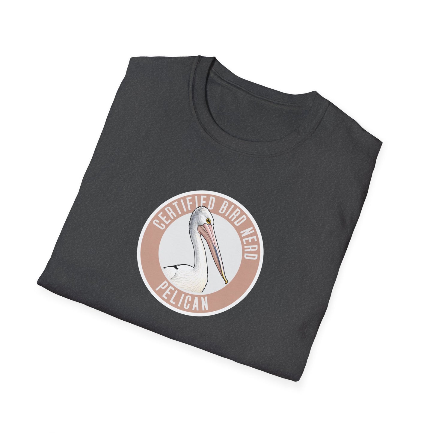Pelican T-Shirt, Certified Bird Nerd Shirt, Australian Bird Tee, Birdwatching Gift, Wildlife Lover Tee, Coastal Bird Graphic Tee