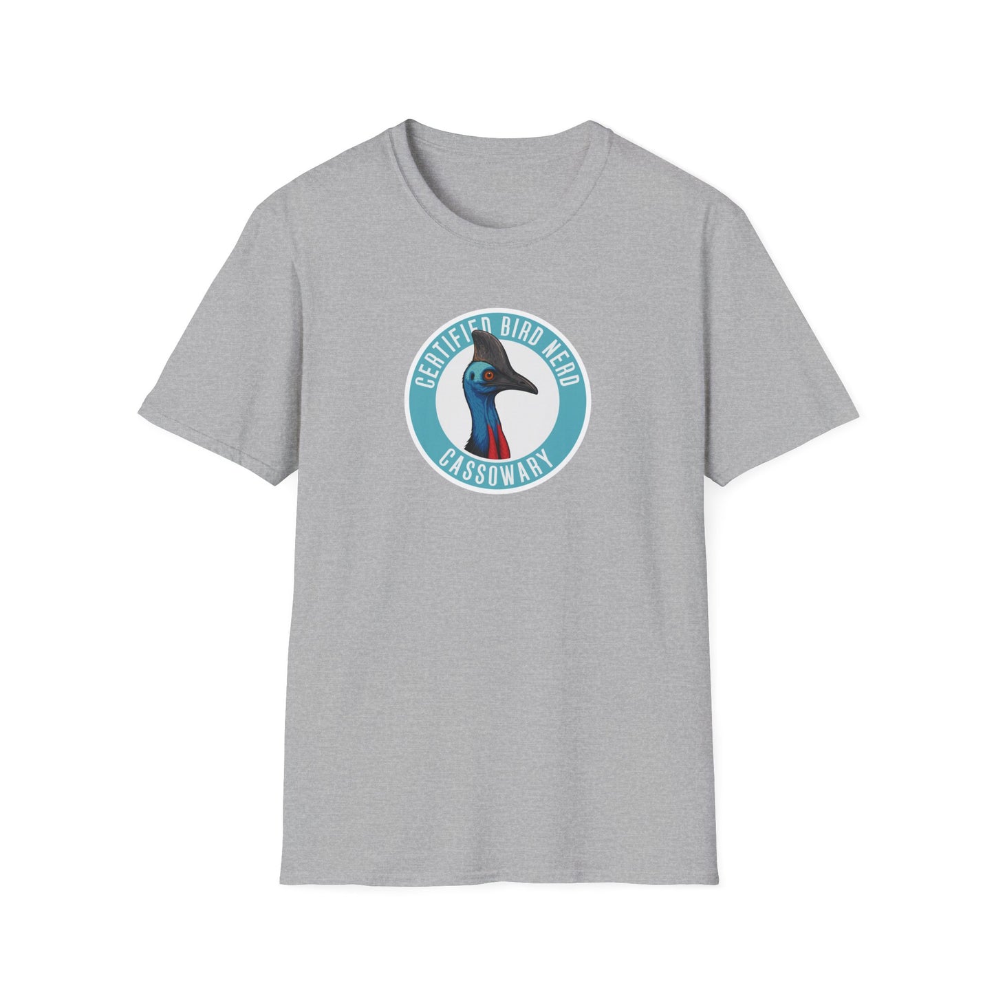 Cassowary T-Shirt, Certified Bird Nerd Shirt, Australian Bird Tee, Wildlife Lover Gift, Birdwatching Shirt, Rainforest Animal Tee