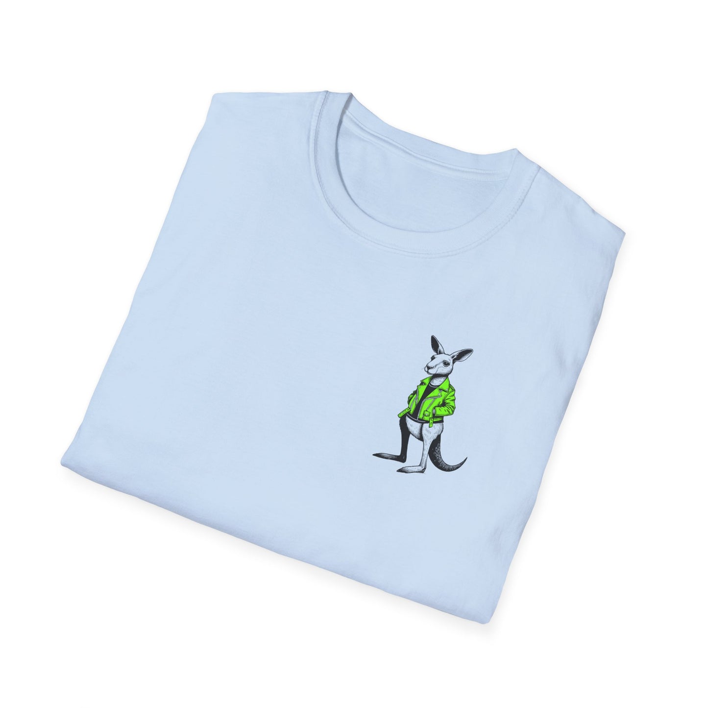 Kangaroo T-Shirt, Aussie Kangaroo Shirt, Minimal Pocket Print Tee, Australian Wildlife Shirt, Funny Roo Gift, Australia Animal Tee