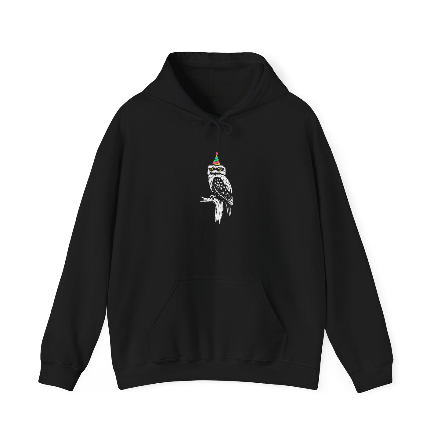 Tawny Frogmouth Hoodie, Funny Owl Hoodie, Australian Bird Hoodie, Party Bird Sweatshirt, Frogmouth Hoodie, Aussie Wildlife Hoodie, Bird Lover Gift