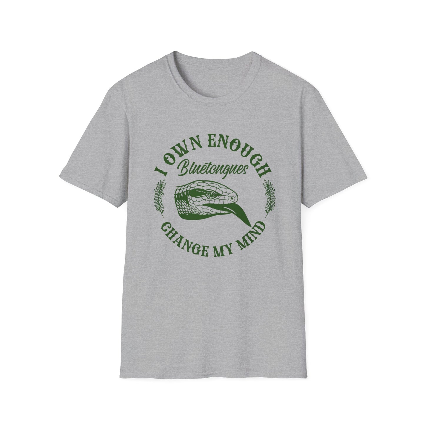 I Own Enough Blue-Tongues Change My Mind T-Shirt | Funny Reptile Keeper Tee | Aussie Lizard Lover Gift | Reptile Expo Shirt