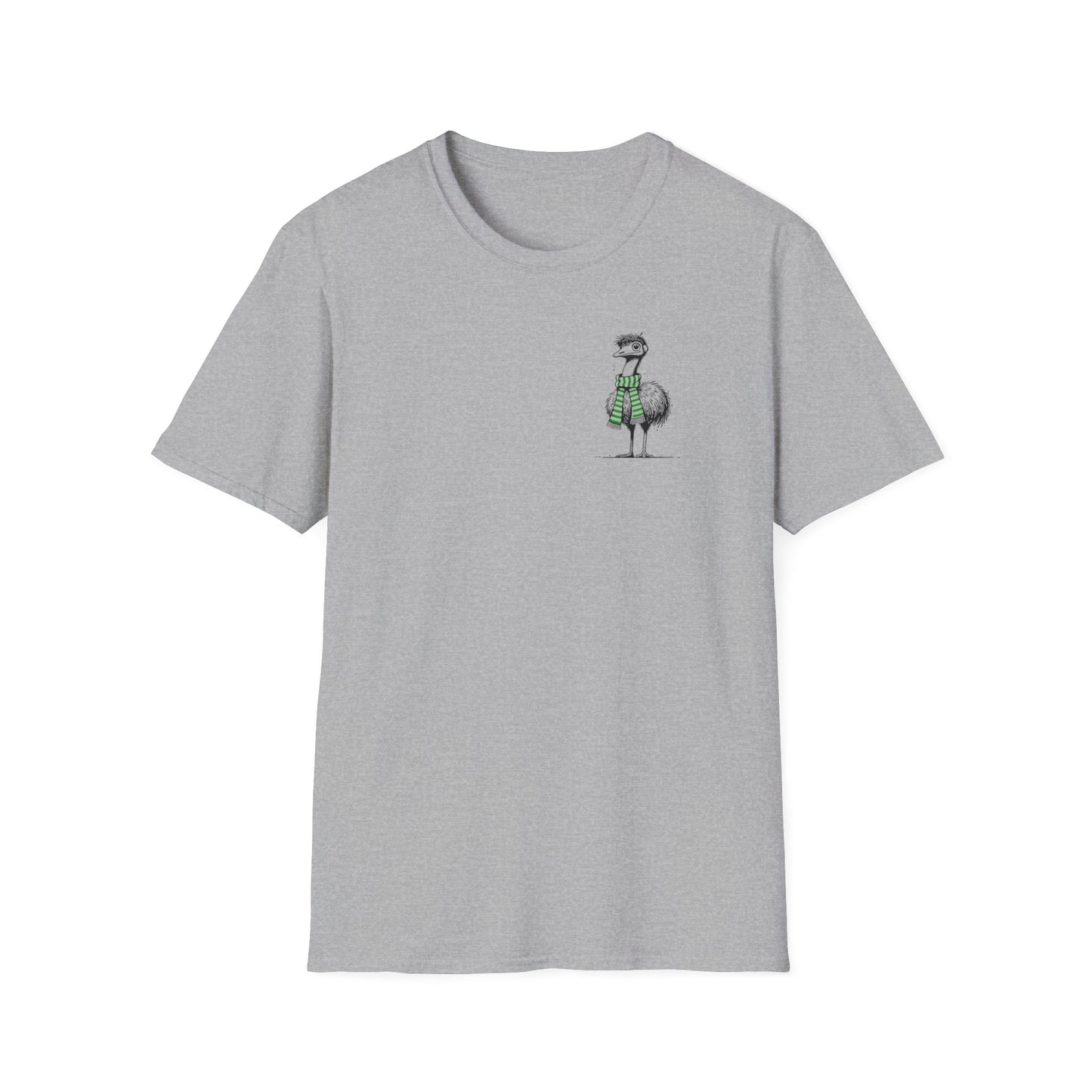 Whimsical Emu T-Shirt, Funny Emu Shirt, Aussie Bird Tee, Cute Emu Gift, Australian Wildlife Shirt, Quirky Animal Tee, Emu Lover Gift