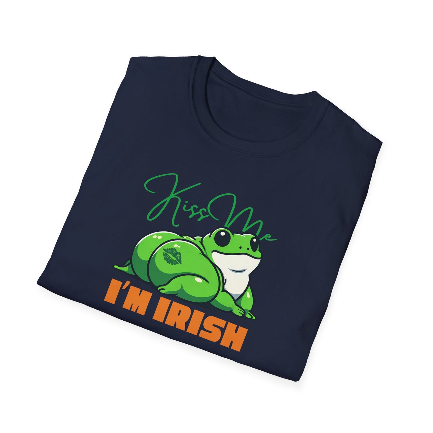 Frog St Patrick’s Day T-Shirt, Kiss Me I’m Irish Frog Shirt, Frog Lover Tee, Amphibian St Paddy’s Day Shirt, Irish Party Tee