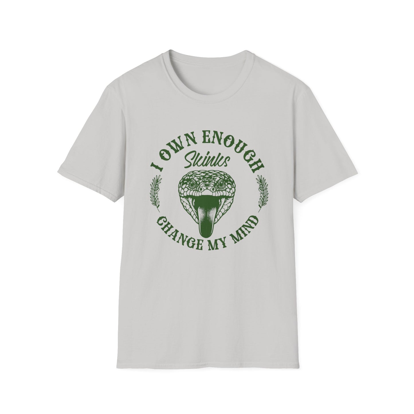 I Own Enough Skinks Change My Mind T-Shirt | Funny Reptile Keeper Tee | Lizard Lover Gift | Reptile Expo Shirt | Herp Hobbyist Apparel