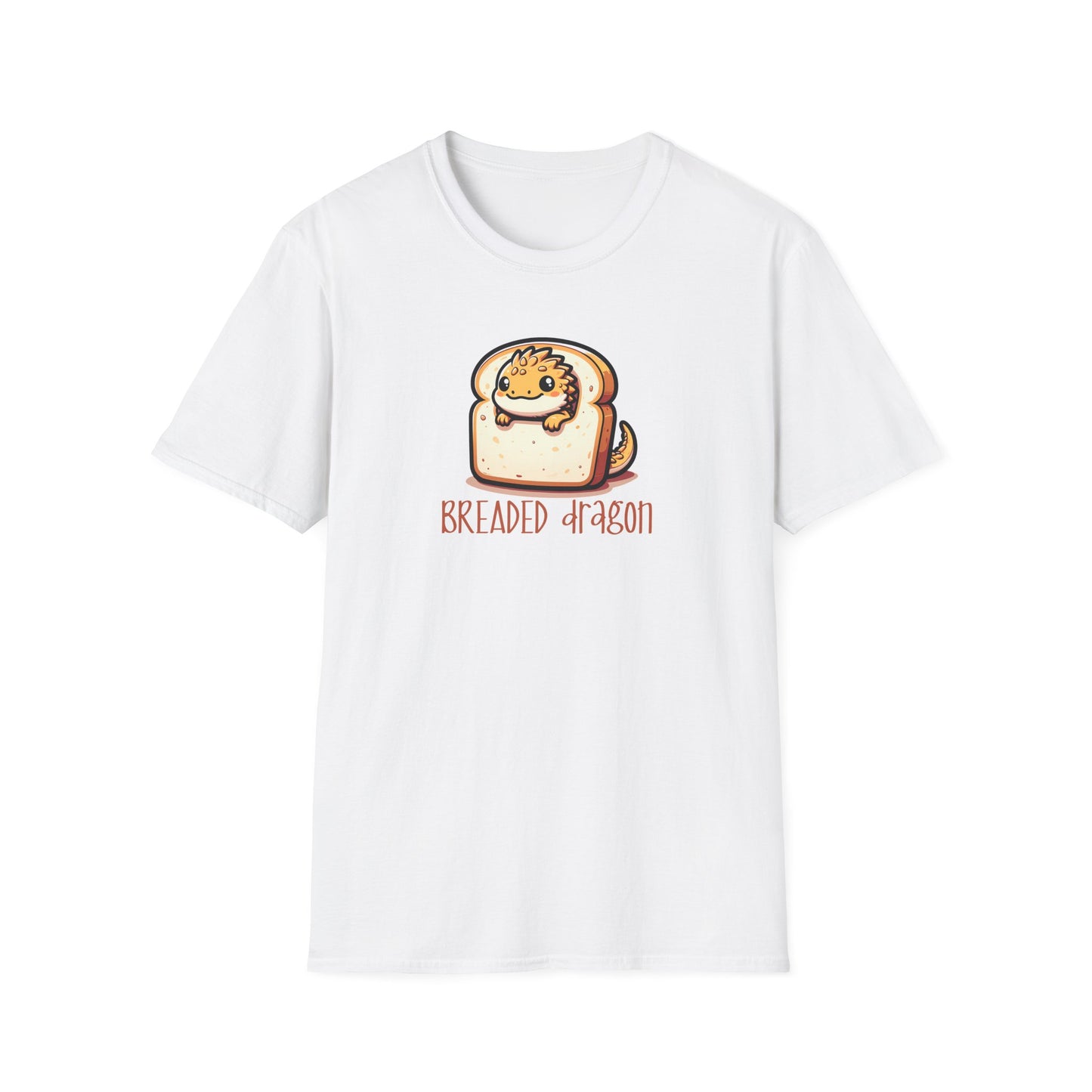 Breaded Dragon T-Shirt, Bearded Dragon Pun Shirt, Cute Reptile Lover Tee, Lizard Gift, Beardie Mom Dad Shirt, Food Pun Graphic Tee