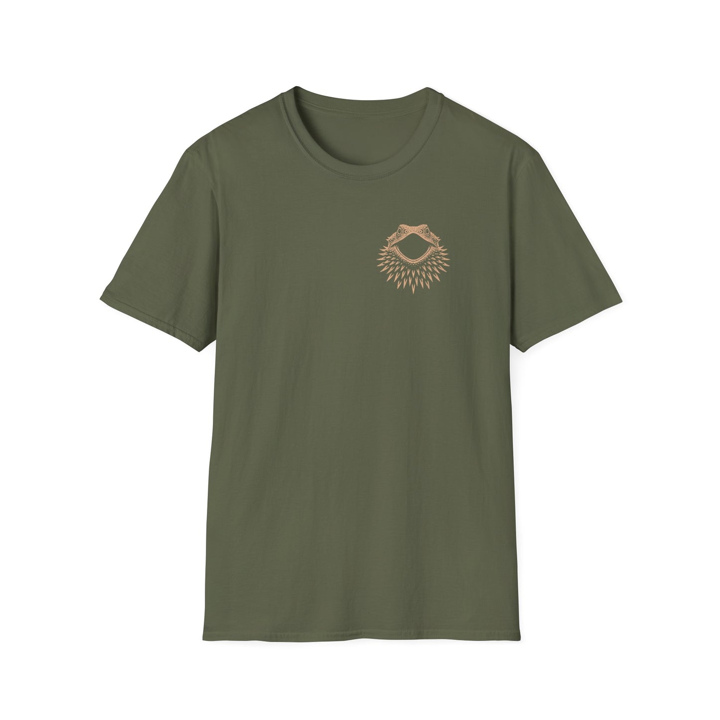 Bearded Dragon Aussie Attitude T-Shirt Double Sided, Funny Reptile Shirt Australia, Bearded Dragon Tee Front and Back Print, Herper Gift