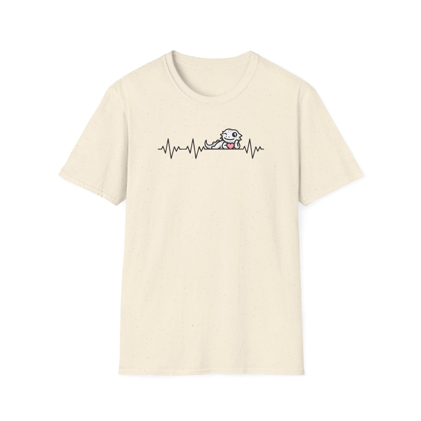 Bearded Dragon Valentine T-Shirt, Reptile Heartbeat Shirt, Beardie Lover Gift, Lizard Mom Tee, Herpetology Valentine Shirt